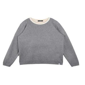 [HUM][본사][HUM]남)반가다 배색 라운드 풀오버(FHOWCWR102M)