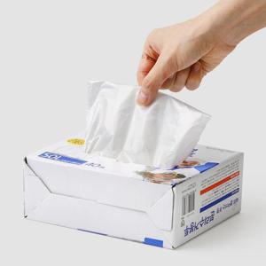 쉐프 뽑아쓰는 재활용 비닐봉투 단품 50L 40매 1개 거치대미포함