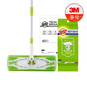 [3M]대형 막대걸레 스타터킷(정전기 10매+물걸레 1매)