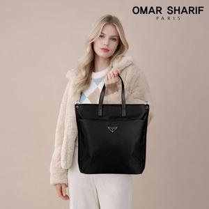 ★신상할인★[오마샤리프] 소가죽 트림 여성 숄더백 겸 토트백 OS140