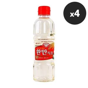 [롯데] 환만 식초 500ml x 4개