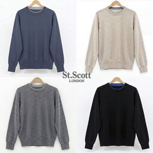 [St.Scott] 세인트 26SS 멜팅터치 컬러 블록 니트 4종(남)