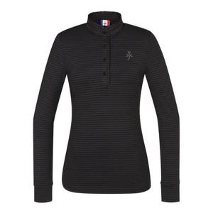 [까스텔바작]여성 프릴 장식 스트라이프 하이넥 티셔츠_BGBSTS505BK_