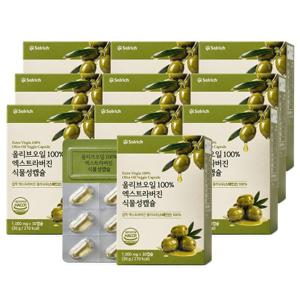 솔리치 올리브오일 식물성  캡슐 엑스트라버진 30캡슐 x 10박스 (총 300캡슐) HACCP 식약청인증