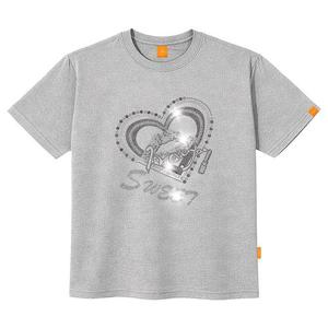 엘라모 큐빅립스틱 반팔 티셔츠 남녀공용 빅사이즈 S~4XL