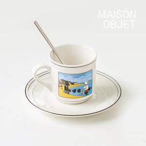 가스파드와 리사 도자기 커피잔 세트