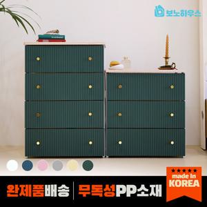 카밀라 템바보드 우드상판 3단 서랍장 인테리어 수납장(6color)