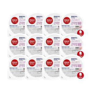 [CJ] 햇반 라이스플랜 귀리흑미곤약밥 150g x12개