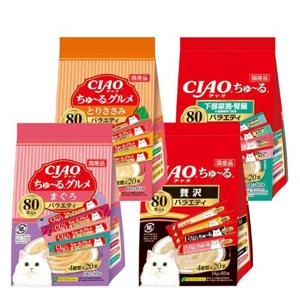 이나바 챠오츄르 14g x 80P 버라이어티 고양이간식