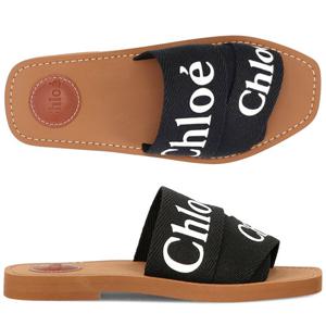 [끌로에] 우디 로고 CHC22U188Z3 001 샌들 슬리퍼