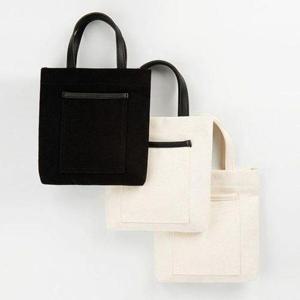 [셀러허브_여성트랜드패션]캔버스 가방 데일리 작은 핸드백 손가방