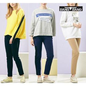 [뱅뱅][뱅뱅] 여성 사이드 밴딩 스판 팬츠 3종세트