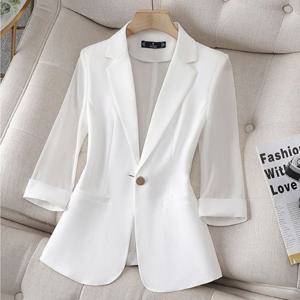 [블랙퀸] 쿨세스 시스루소매 여름 자켓 blk003480