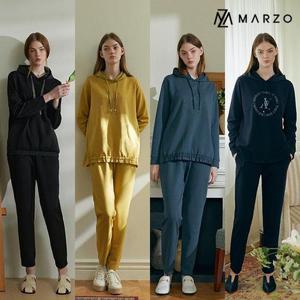 ★상하세트★[마르조]레터링 후드 트레이닝 세트_MBSFM005