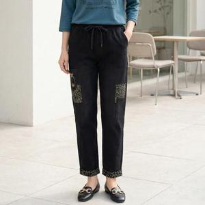 [엄마옷 로즈맘] 도경패치밴딩청바지