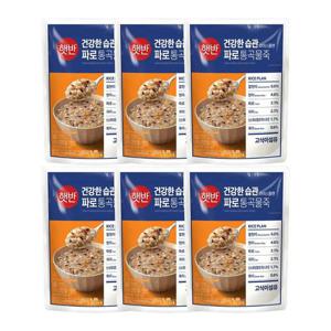 [CJ] 햇반 라이스플랜 파로통곡물죽 420g x6개