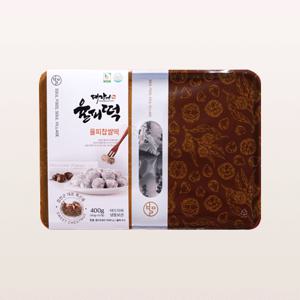 [합천왕후시장] 대장경식품 율피떡 (10개입) x 3팩 + 인절미 (10개입 ) x 2팩 [총 5팩 50개입]