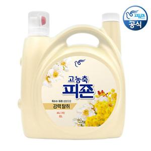 피죤 대용량 고농축 섬유유연제 6L / 편리한 펌프타입 말통용기