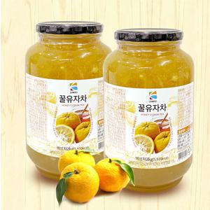 [자연을마시다] 꿀유자차 2kg x 2병