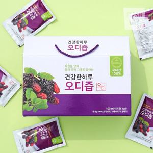 [건강한하루] 정읍 토종 오디즙 선물세트 60팩×100ml