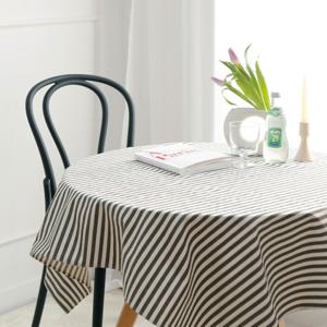 모던스트라이프 원형 사각 식탁보 테이블보 120x120cm