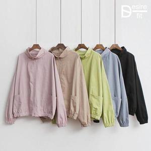 [디자이어로즈]여성 면 봄자켓 캐주얼 집업자켓 OU0205