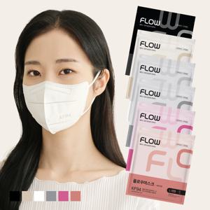 플로우 KF94 새부리형 귀안아픈 마스크 대형 100매