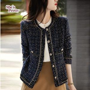 [쉬즈프리티] 체인웨빙트위드쟈켓