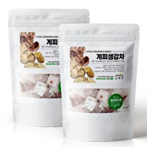 [늘해찬] 볶은 계피생강차 50티백 x 2개