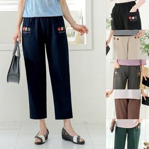 ★타임특가★[엄마옷 로즈맘] 찬솔나무인견밴딩바지 (6color)