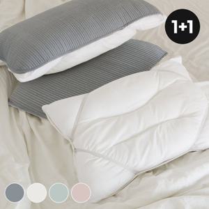 휘릭 간편교체 순면 밴딩 베개커버(50×70) 2P