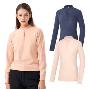 콜핑 여성 보온 등산 카라 긴팔 티셔츠 2143TK533W