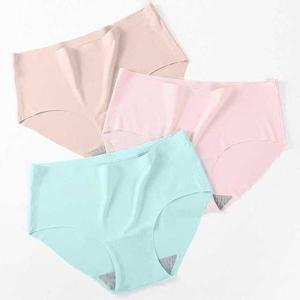 [셀러허브_여성트랜드패션]비침걱정없는 여성면팬티 실크 힙업 편한팬티