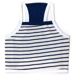 애견옷 강아지여름옷 스트라이프 나시 네이비 1P 예쁜