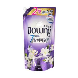 [다우니]다우니 섬유유연제 화이트티와 릴리향 리필 1.6L