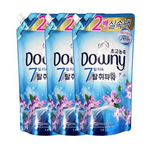 [다우니]다우니 섬유유연제 레몬그라스와 라일락 리필 1.6L x3