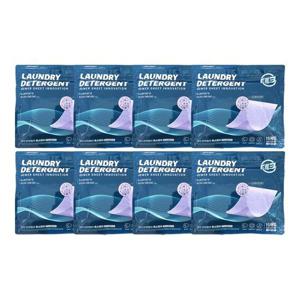 [테크][ 테크 ] 엘지 한장빨래 시트세제 효소캡처 15매입 8개 라벤더향 황변얼룩 냄새제거