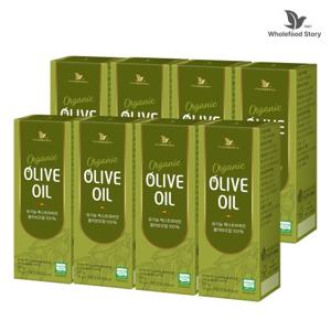 [홀푸드스토리] 유기농 엑스트라버진 올리브오일 100% x 8박스 (56포)