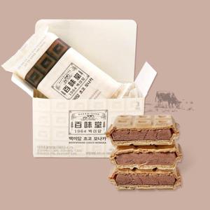 [냉동] 백미당 초코 모나카 아이스크림 140mL x 6개