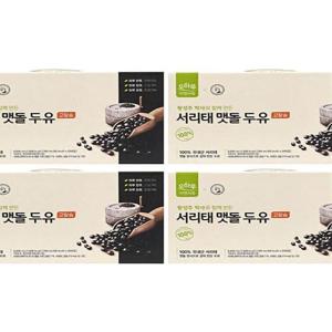 오하루 두유 서리태 맷돌 콩물 검은콩 20팩 x 4박스(AD)