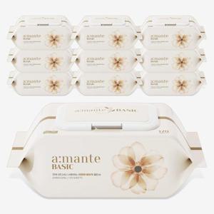 [단독특가] 대용량 가성비 엠보싱 캡형 BA 물티슈 120매 10팩