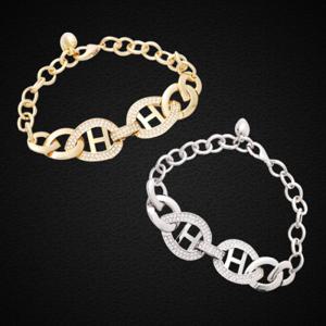 엘레강스 14Kgp 화려한 명품 패션 볼드 하객패션 오피스룩 팔찌 US126_ US130