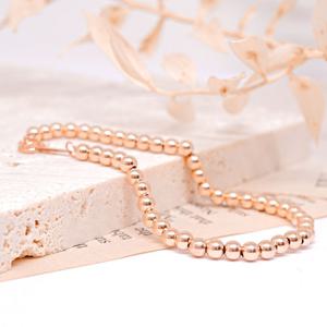 [오팔하우스] 14k 3mm 볼 체인 팔찌 OPPB1549