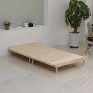 예작 원목 수납 저상형 SS 평상형 침대 바닥 슈퍼싱글 낮은침대 RE40