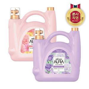샤프란 아우라 섬유유연제 용기 5.5L 택1 (피오니블러썸/화이트릴리)