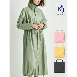 [김영주골프]여성 골프 우비 롱 허리스트링히든후드 비옷 레인코트 KOSLRC04