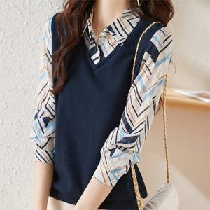 [패션시그널] 베스트 레이어드 블라우스 74BF3F