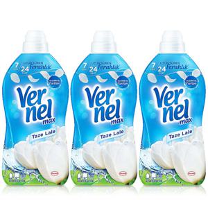 버넬 고농축 섬유유연제 맥스 프레쉬 튤립 1.44L 3개