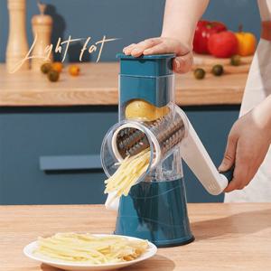 이영자 마늘 다지기 채칼 돌돌이 칼 빙글빙글 만능채칼 홈쇼핑 드럼통안전 통돌이 슬라이서 그린색 K337