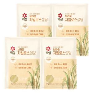 [CJ]백설 브라운자일로스설탕 2kg x4개